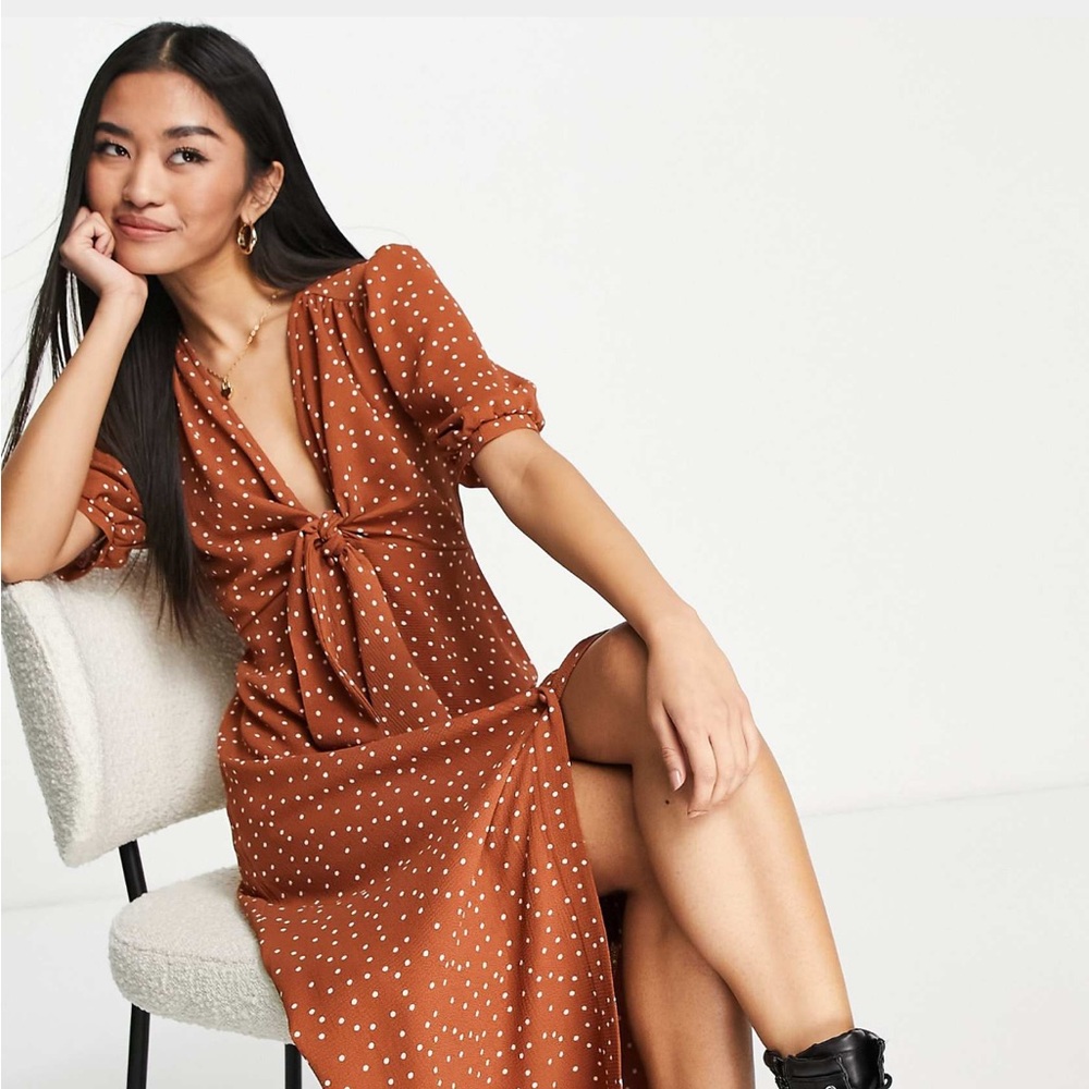 ASOS Rust Midi Dress